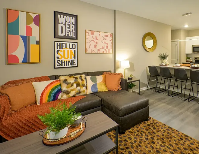 Furnished living space