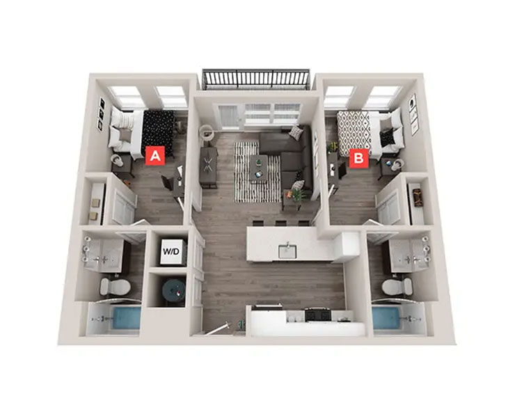 Bradford 1 Floor plan