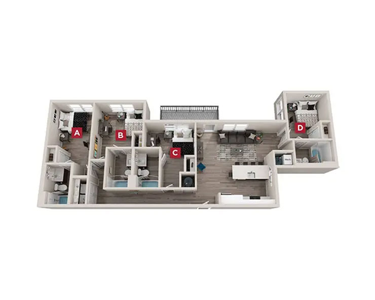 Dawson 1 Floor plan