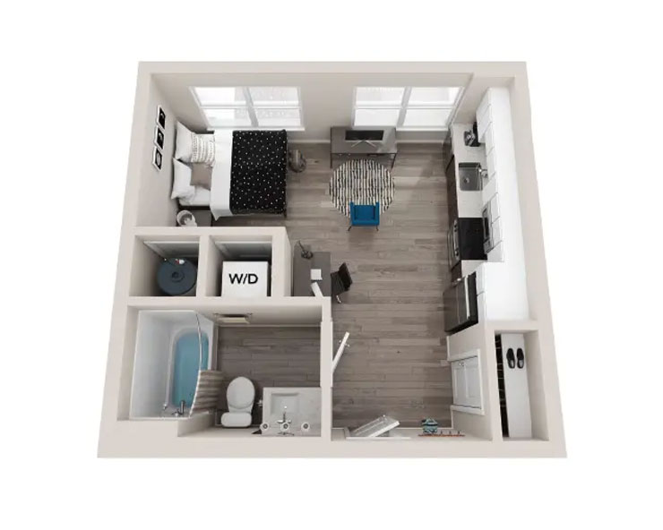 Soho 1 Floor plan